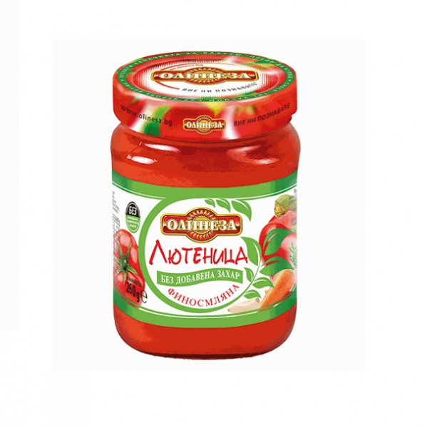 лютеница олинеза фино смляна без доб захар 260гр